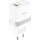 Зарядний пристрій HOCO N21 Topspeed 1xUSB-A, 1xUSB-C, PD30W, QC3.0 White (6931474757777)