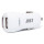 Автомобильное зарядное устройство JUST Simple Dual USB Car Charger White (CCHRGR-SMP22-WHT)