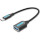 Кабель OTG VENTION USB 3.1 CM/AF 0.15м Black (CCVBB)