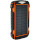 Повербанк с солнечной батареей VOLTRONIC 202B-OR 30000mAh Black/Orange