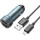 Автомобильное зарядное устройство HOCO Z49 Level Dual Port 2xUSB-A, QC3.0 18W Metal Gray w/Micro-USB cable (6931474795656)
