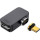 Адаптер POWERPLANT Magnetic USB Type-C (M) - HDMI (F) USB-C - HDMI Black (CA914302)