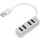 USB-хаб FRIME 4-in-1 USB-A to 4xUSB3.0 Silver (FH-30520)