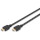 Кабель DIGITUS UHD 8K w/Ethernet HDMI v2.0 1м Black (AK-330124-010-S)