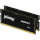 Модуль памяти KINGSTON FURY Impact SO-DIMM DDR5 6000MHz 32GB Kit 2x16GB (KF560S38IBK2-32)