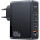 Зарядное устройство USAMS US-CC163 T50 100W 4 Ports GaN Fast Charger Black (CC163TC01)