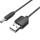 Кабель живлення USB to DC VENTION 3.5x1.35mm 0.5м Black (CEXBD)