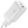 Зарядное устройство ESSAGER Zhiqi 45W 1xUSB-C, 1XUSB-A, PD3.0, QC4.0 GaN Travel Charger White (ECTCA-ZQB02-Z)