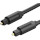 Кабель оптичний (аудіо) VENTION Optical Fiber Audio Cable TOSLINK 3м Black (BAEBI)