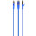 Патч-корд CABLEXPERT SSTP Cat.6a 0.5м Blue (PP6A-LSZHCU-B-0.5M)