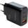 Зарядний пристрій VINGA GaN 65W PD+QC 2C1A ports Wall Charger Black (VCPCHCCA65B)