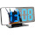 Часы настольные VST 888 Black (Blue LED)