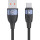 Кабель USAMS US-SJ630 U85 Type-C 6A Aluminum Alloy Fast Charging & Data Cable 1.2м Black (SJ630USB01)