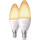 Комплект розумних ламп PHILIPS HUE White Ambiance E14 4W 2200-6500K 2шт (929002294404)
