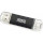 Флэшка VERICO Hybrid Classic USB/Micro-B2.0 64GB Black (1UDOV-MIBK63-NN)