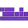 Набор кейкапов для клавиатуры HATOR Double Shot PBT Keycaps Autograph Edition 8keys Vivid Lilac (HTS-716)