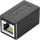 Соединитель витой пары VENTION Cat.6 FTP Keystone Jack Coupler экранированный Black (IPVB0)