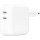 Зарядний пристрій APPLE A2676 35W Dual USB-C Port Power Adapter White (MW2K3ZM/A)