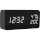 Часы настольные VST 862S Wooden Black (White LED)