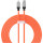 Кабель BASEUS CoolPlay Series Fast Charging Cable Type-C to iP 20W 2м Orange (CAKW000107)