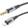 Кабель BOROFONE BL19 Creator Digital Audio Conversion Cable Lightning - AUX 1м Black (6941991108327)