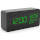 Годинник настільний VST 862S Wooden Black (Green LED)