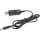 Кабель живлення USB to DC BERGER 5.5х2.1 12V Black