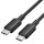 Кабель VENTION USB2.0 Type-C Male to Type-C Male 3A 1м Black (TRCBF)