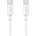 Кабель USAMS US-SJ711 YD Type-C To Type-C 60W Fast Charging Data Cable 1м White (SJ711USB02)