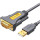 Кабель UGREEN CR104 USB to DB9 RS-232 Male Adapter Cable 3м Black (20223)