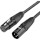 Кабель UGREEN AV130 Cannon Male to Female XLR 5м Black (20712)