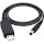 Кабель живлення USB to DC 5.5x2.1mm 12V 1м Black (USBDC512V)