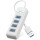 USB-хаб ORICO 4-in-1 USB-A to 4xUSB-A3.0 White