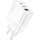 Зарядний пристрій WUW C199 1xUSB-A, 2xUSB-C, PD65W, GaN White