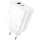 Зарядний пристрій WUW C208 1xUSB-A, 1xUSB-C, PD30W White