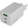 Зарядний пристрій CANYON CU65ACC GaN 1xUSB-A, 2xUSB-C, 65W White (CNS-CUW65ACC)