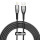 Кабель BASEUS Glimmer Series Fast Charging Data Cable USB to iP 2.4A 2м Black (CADH000301)