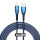 Кабель BASEUS Glimmer Series Fast Charging Data Cable USB to iP 2.4A 2м Blue (CADH000303)