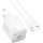 Зарядний пристрій HOCO N40 Mighty 1xUSB-C, PD20W White w/Type-C to Lightning cable (6942007616997)