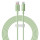 Кабель BASEUS Habitat Series Fast Charging Cable USB to Type-C 100W 2м Natural Green (P10360203631-01)