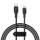 Кабель BASEUS Pudding Series Fast Charging Cable Type-C to iP 20W 1.2м Cluster Black (P10355701111-00)