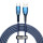 Кабель BASEUS Glimmer Series Fast Charging Data Cable USB to Type-C 100W 2м Blue (CADH000503)