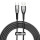 Кабель BASEUS Glimmer Series Fast Charging Data Cable USB to Type-C 100W 2м Black (CADH000501)