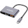 Порт-репликатор CANYON DS-4 USB-C Multiport Hub 3-in-1 (CNS-TDS4)