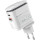 Зарядное устройство LOGICPOWER 25WCH 1xUSB-A, 1xUSB-C, 25W White w/Type-C to Type-C cable