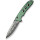 Складаний ніж CIVIVI Hyperpulse Damascus Blade Aluninium Handle Green