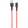 Кабель XO NB166 USB-A to Lightning 1м Red