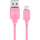 Кабель XO NB36 USB-A to Lightning 1м Pink