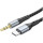 Кабель HOCO UPA22 Silicone Digital Audio Conversion Cable Type-C to 3.5mm 1м Black (6931474769497)