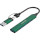 USB-хаб CANYON DS-02 USB-A/C 4-in-1 Hub Green (CNS-TDS02GR)